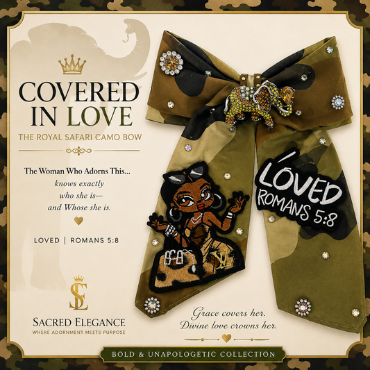 COVERED IN LOVE | The Royal Safari Camo Bow