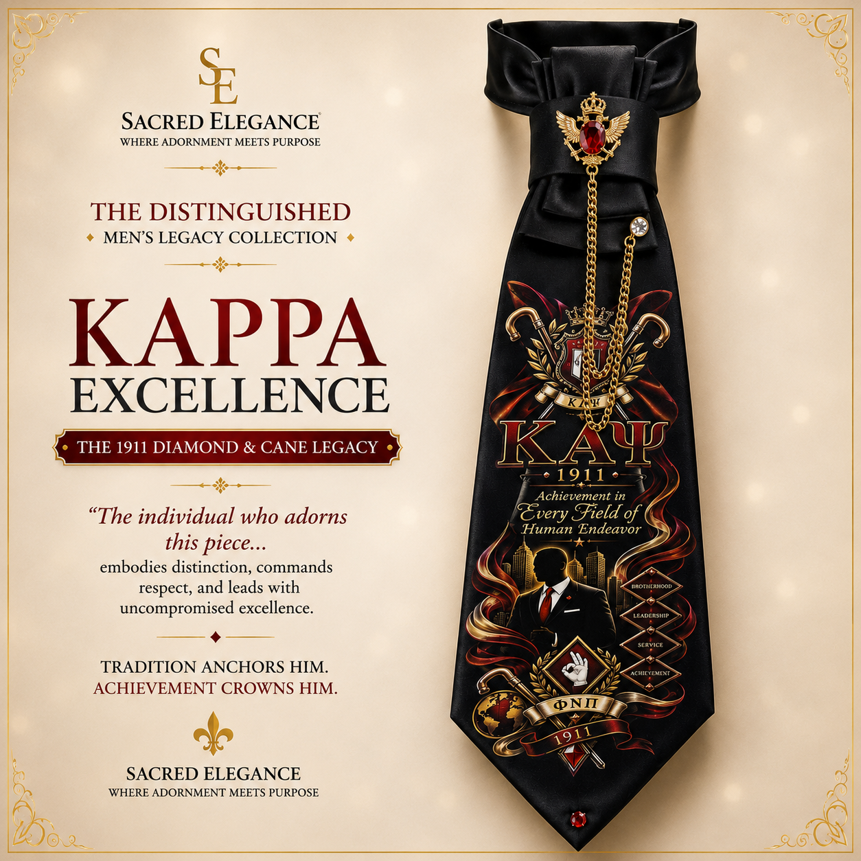 KAPPA EXCELLENCE | The 1911 Diamond & Cane Legacy