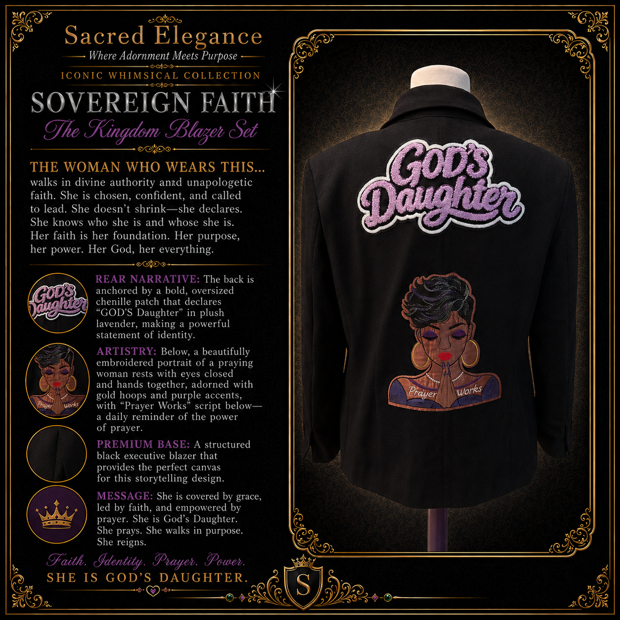 SOVEREIGN FAITH | The Kingdom Blazer Set
Power & Presence