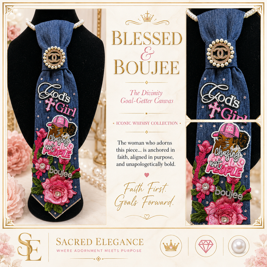 BLESSED & BOUJEE | The Divinity Goal-Getter Canvas
