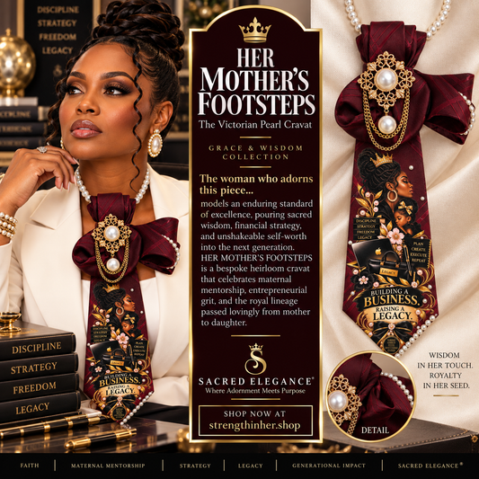 HER MOTHER’S FOOTSTEPS | The Victorian Pearl Cravat