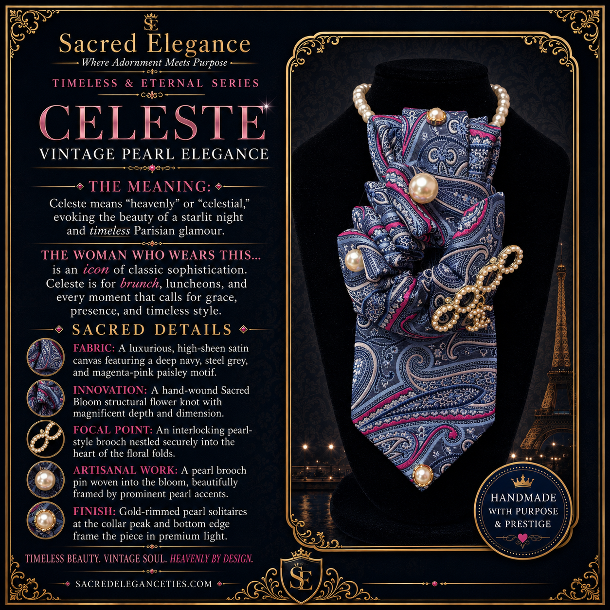 CELESTE | Vintage Pearl Elegance