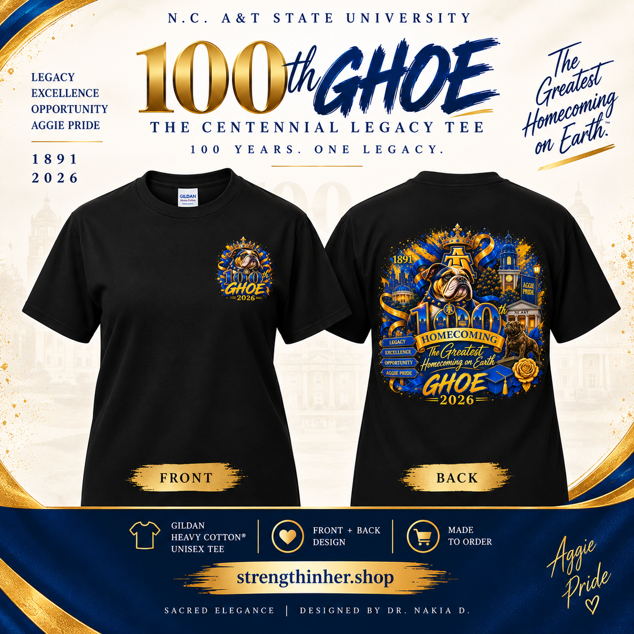 100TH GHOE | The Centennial Legacy Tee