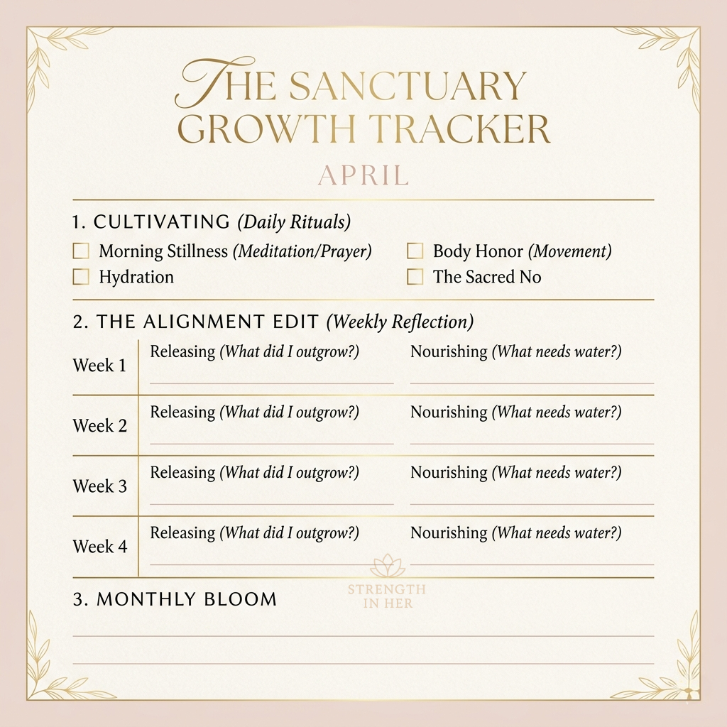 The Sanctuary Growth Tracker (Digital Download)