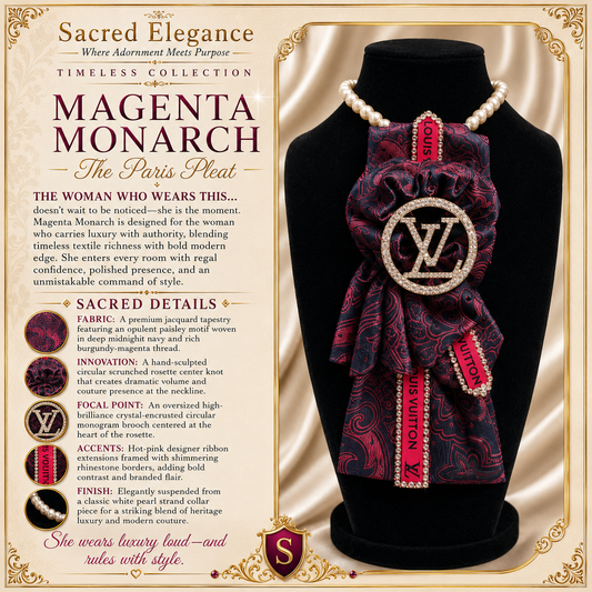 MAGENTA MONARCH | The Paris Pleat