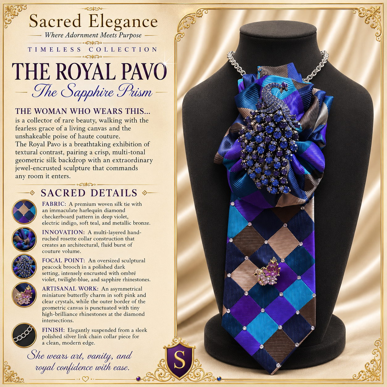 THE ROYAL PAVO | The Sapphire Prism