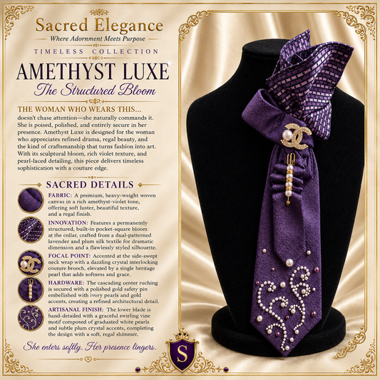 AMETHYST LUXE | The Structured Bloom