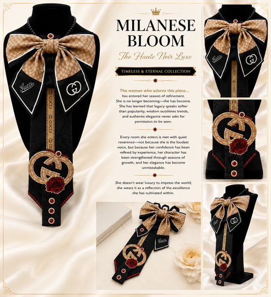 MILANESE BLOOM | The Haute Noir Luxe