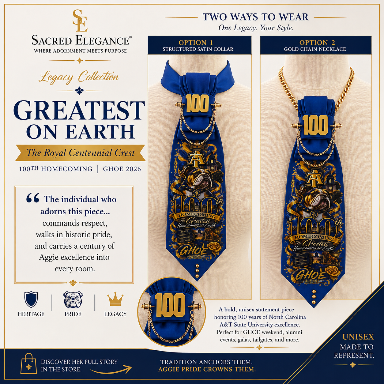 GREATEST ON EARTH | The Royal Centennial Crest