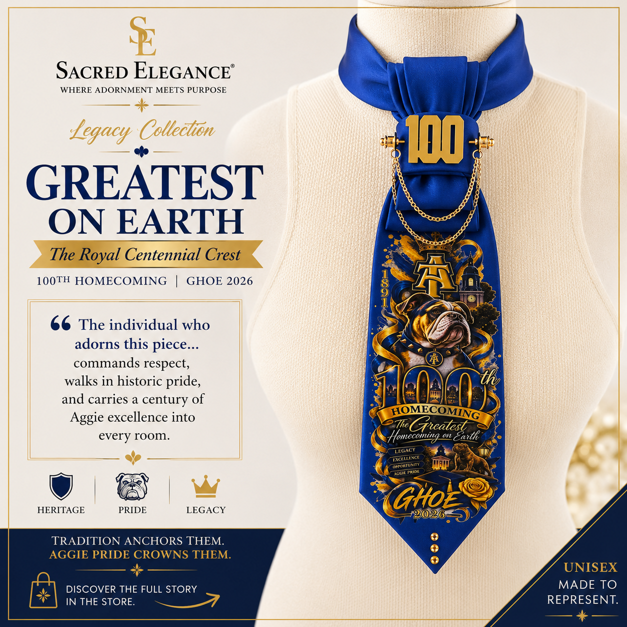GREATEST ON EARTH | The Royal Centennial Crest