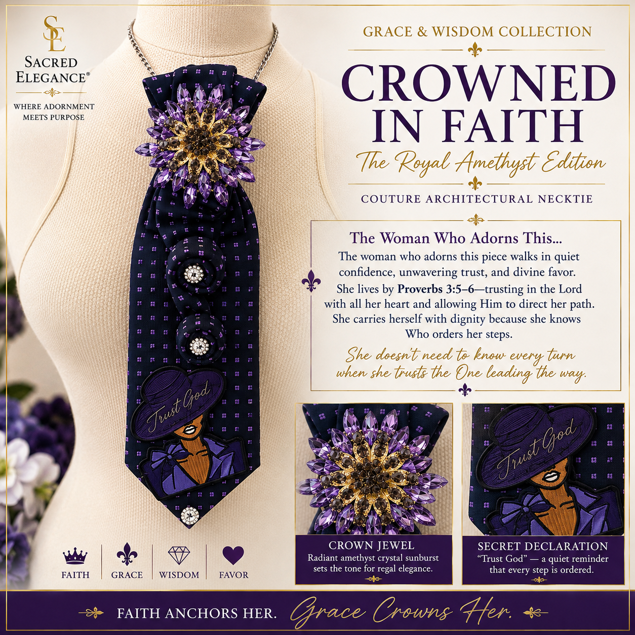CROWNED IN FAITH | The Royal Amethyst Edition