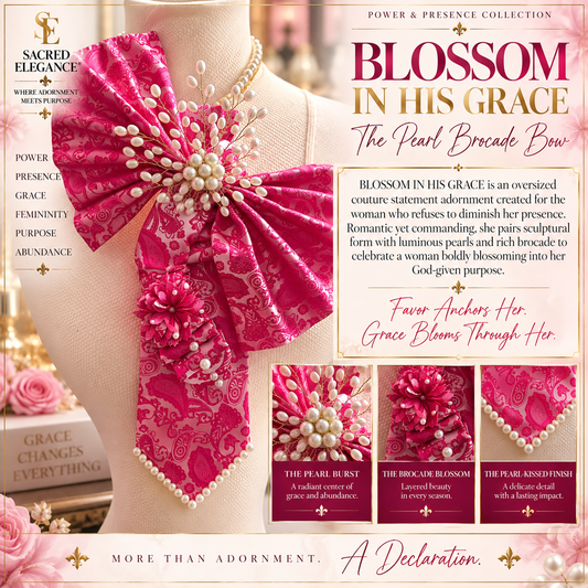 IN HIS GRACE | The Pearl Brocade Bow
