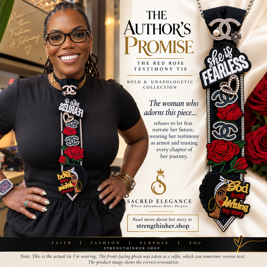 THE AUTHOR’S PROMISE | The Red Rose Testimony Tie