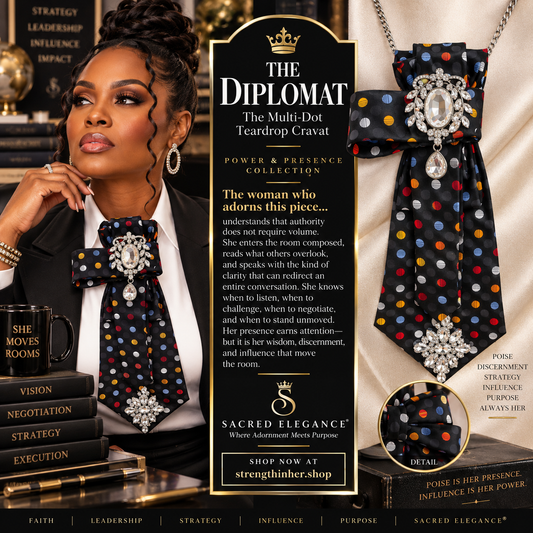 THE DIPLOMAT | The Multi-Dot Teardrop Cravat