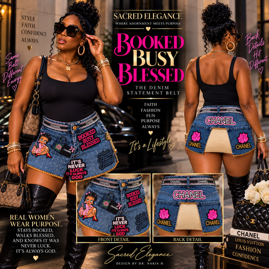 BOOKED & BLESSED | The Denim Statement Belt