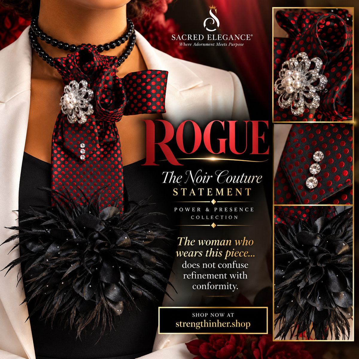 ROGUE | The Noir Couture Statement