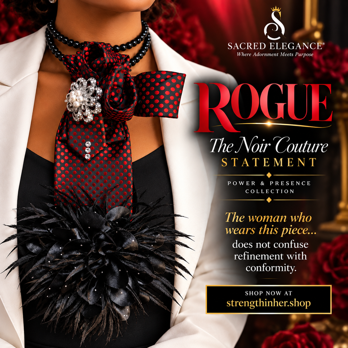 ROGUE | The Noir Couture Statement